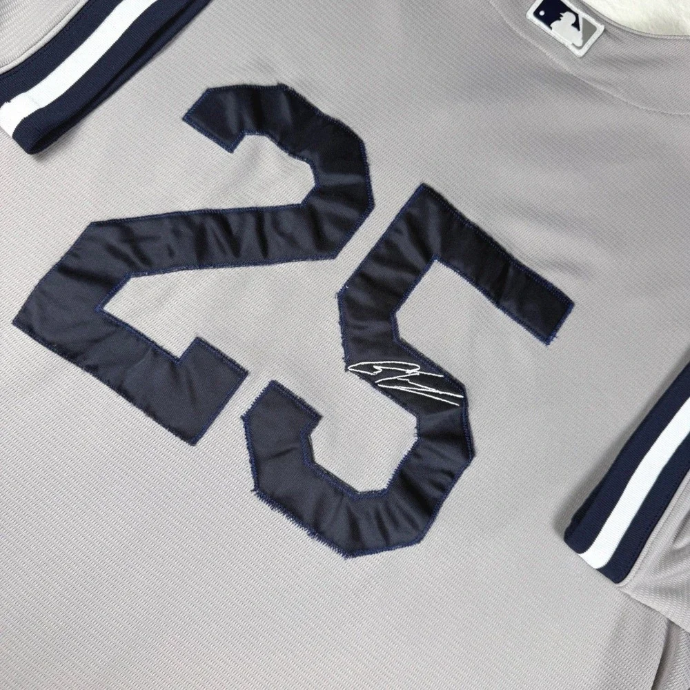 Nike New York Yankees‎ MLB Baseball Jersey Mens XL Grey Road T770 551343-010